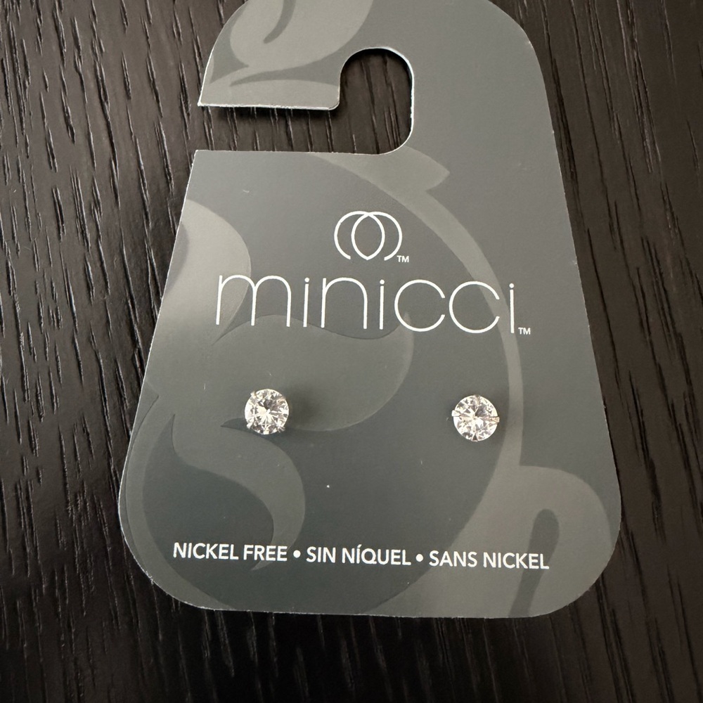 Minicci cubic zirconia stud earrings